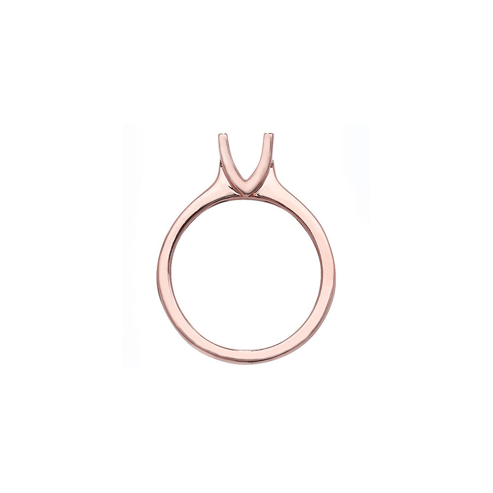 rose gold diamond mount for engament ring 